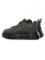 Pantofi Sport Barbati din piele naturala 88220B GREY | ADVANCER