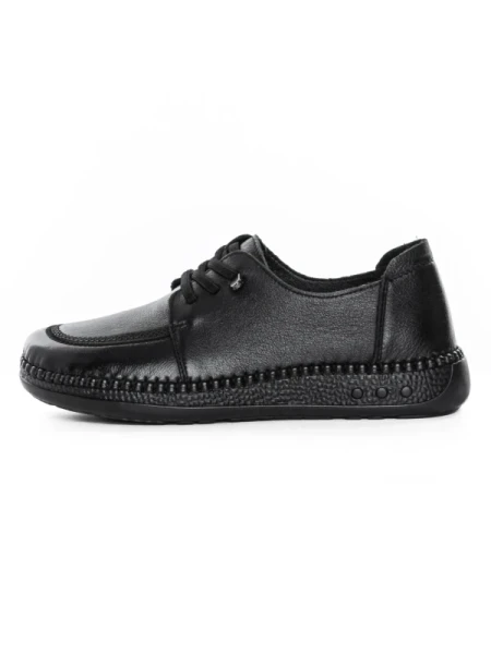 Pantofi Casual Dama din piele naturala KM327 BLACK | FORMAZIONE