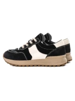 Pantofi Sport Dama din piele naturala KM9819 BLACK | FRANCO GERARDO