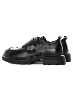 Pantofi Casual Dama din piele naturala KM6715 BLACK | FORMAZIONE