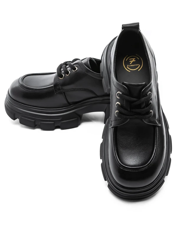 Természetes bőrből készült női alkalmi cipő KM1606 Fek... » MeiShoes.ro
