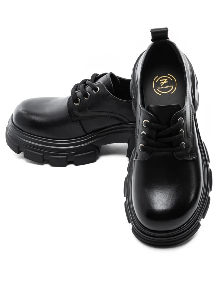 Természetes bőrből készült női alkalmi cipő KM1607 Fek... » MeiShoes.ro