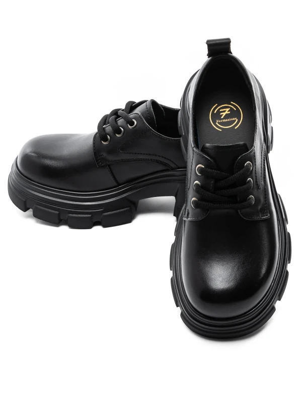 Természetes bőrből készült női alkalmi cipő KM1607 Fek... » MeiShoes.ro
