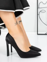 Vastag sarkú cipő 3DC36 Fekete » MeiShoes.ro