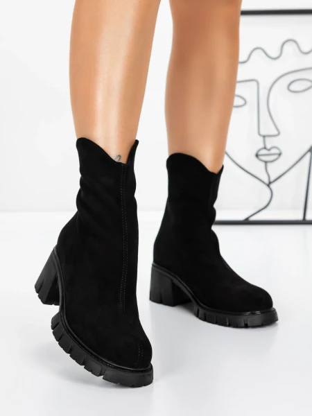 Női bakancs 3WL16 Fekete | Mei » MeiShoes.ro