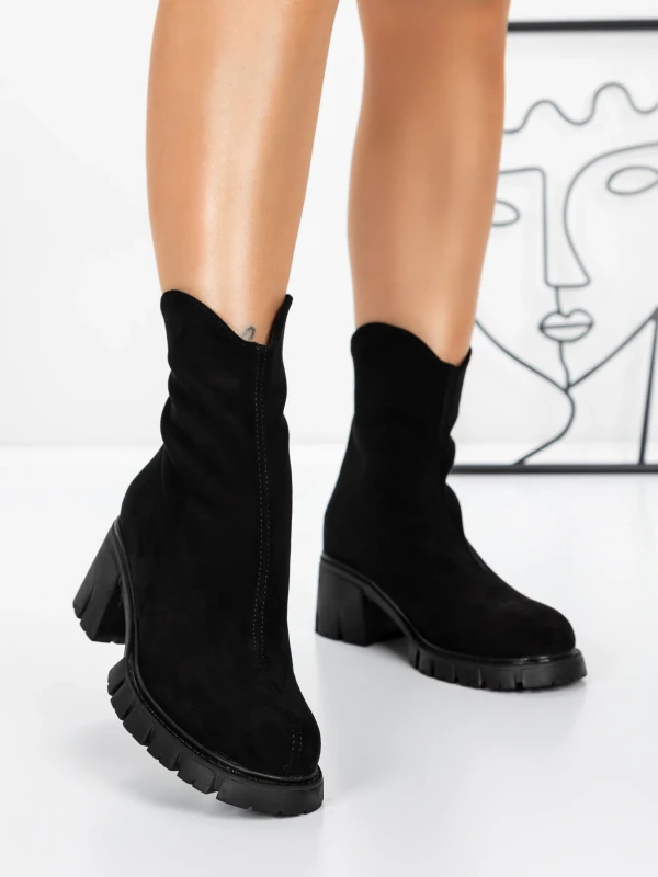 Női bakancs 3WL16 Fekete | Mei » MeiShoes.ro