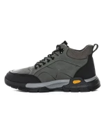 Ghete Barbati din piele naturala E90003 GREY | ADVANCER