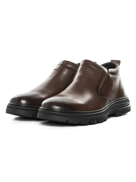 Ghete Barbati din piele naturala WM25517 BROWN | ADVANCER