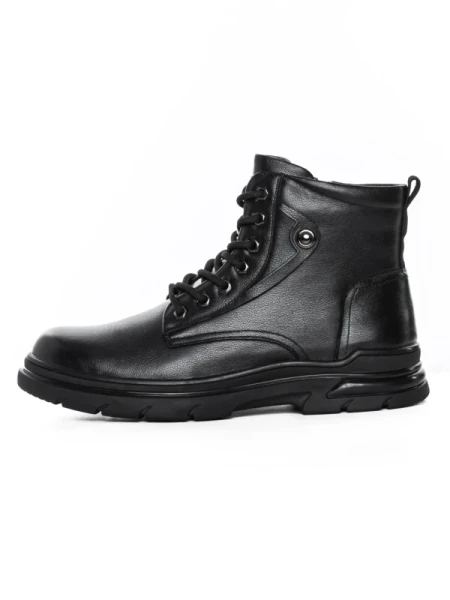 Ghete Barbati din piele naturala WM2630 BLACK | ADVANCER