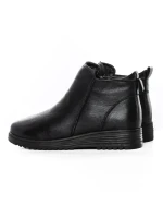 Ghete Dama din piele naturala 3901 BLACK | ADVANCER