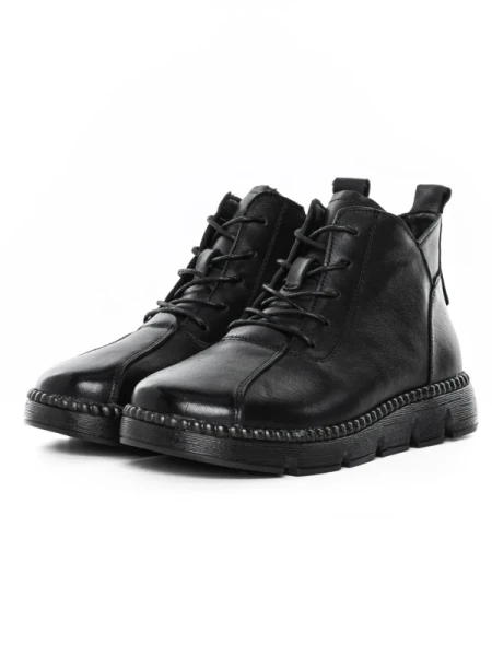 Ghete Dama din piele naturala 5512 BLACK | ADVANCER