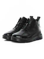 Ghete Dama din piele naturala 5512 BLACK | ADVANCER