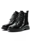 Ghete Dama din piele naturala E0931-10 BLACK | ADVANCER