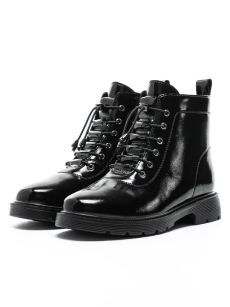 Ghete Dama din piele naturala E0931-10 BLACK | ADVANCER