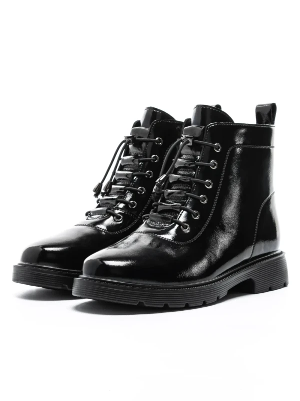 Ghete Dama din piele naturala E0931-10 BLACK | ADVANCER