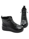 Ghete Dama din piele naturala 5851 BLACK | ADVANCER