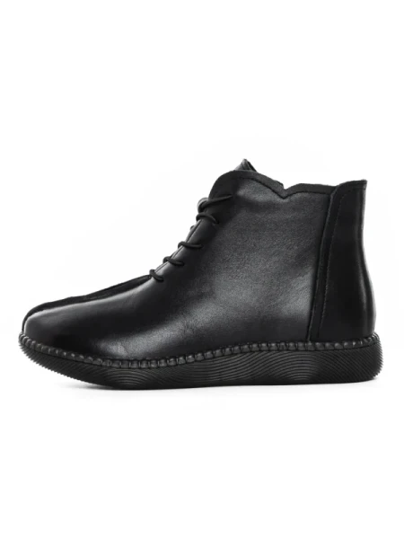 Ghete Dama din piele naturala 9580 BLACK | ADVANCER