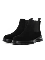 Férfi természetes bőr csizma Z190330 Fekete | Advancer » MeiShoes.ro