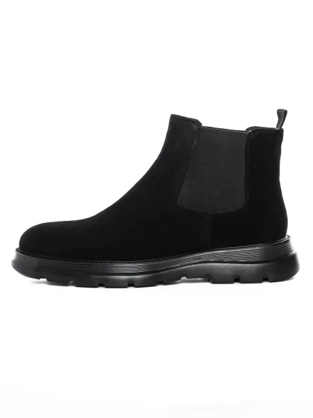 Férfi természetes bőr csizma Z190330 Fekete | Advancer » MeiShoes.ro