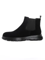 Férfi természetes bőr csizma Z190330 Fekete | Advancer » MeiShoes.ro