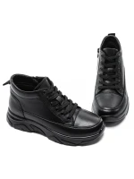 Tavaszi-őszi női csizma M3055 Fekete » MeiShoes.ro