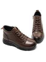 Tavaszi-őszi női csizma M3055 Barna » MeiShoes.ro