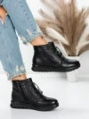 Ghete Dama Imblanite 5XJ92 BLACK | MEI