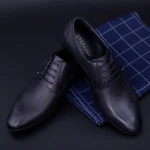 Elegáns férfi cipő Y079-02F Fekete (B24) Stephano
