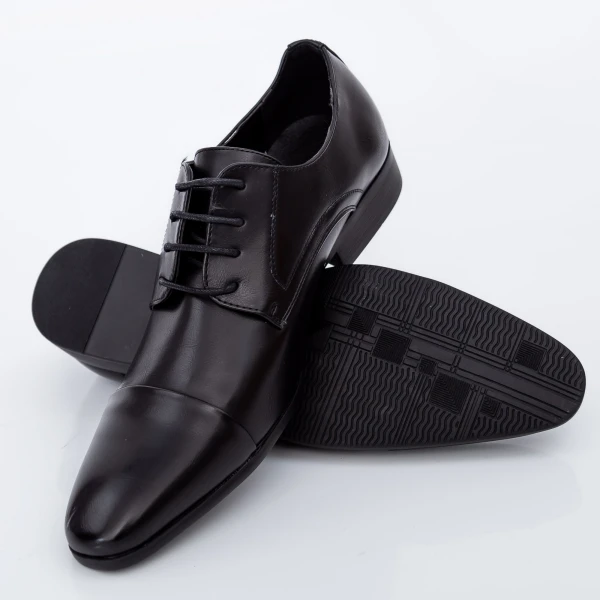 Elegáns férfi cipő 1G612 Fekete | Clowse » MeiShoes.ro