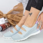 Női balerina cipő XH2067 Világoskék » MeiShoes.ro