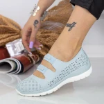 Női balerina cipő XH2067 Világoskék » MeiShoes.ro