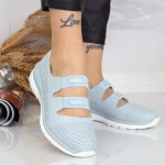 Női balerina cipő XH2067 Világoskék » MeiShoes.ro