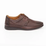 Elegáns férfi cipő L2172-4F1 Világosbarna » MeiShoes.ro