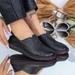 Női alkalmi cipő 7672-3 Fekete » MeiShoes.ro