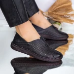 Női alkalmi cipő 7672-3 Fekete » MeiShoes.ro