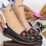 Női alkalmi cipő BBX21505 Fekete » MeiShoes.ro