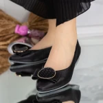 Női balerina cipő 6021 Fekete » MeiShoes.ro