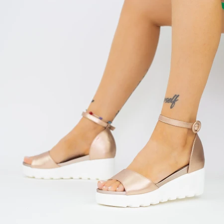 Női platform szandál LM358 Pezsgő » MeiShoes.ro