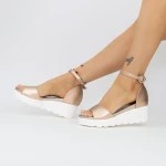 Női platform szandál LM358 Pezsgő » MeiShoes.ro