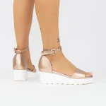 Női platform szandál LM358 Pezsgő » MeiShoes.ro