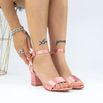 Vastag sarkú női szandál 2XKK572 Rózsaszín » MeiShoes.ro