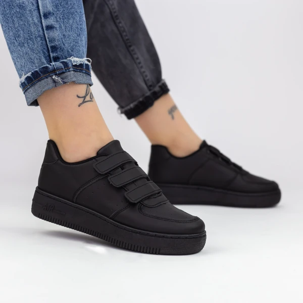 Női sportcipő 2XJ58 Fekete » MeiShoes.ro