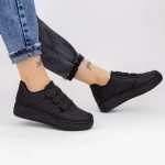 Női sportcipő 2XJ58 Fekete » MeiShoes.ro