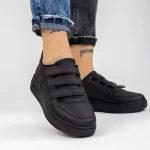 Női sportcipő 2XJ58 Fekete » MeiShoes.ro