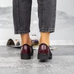 Női alkalmi cipő 2BQ1 Burgundia » MeiShoes.ro