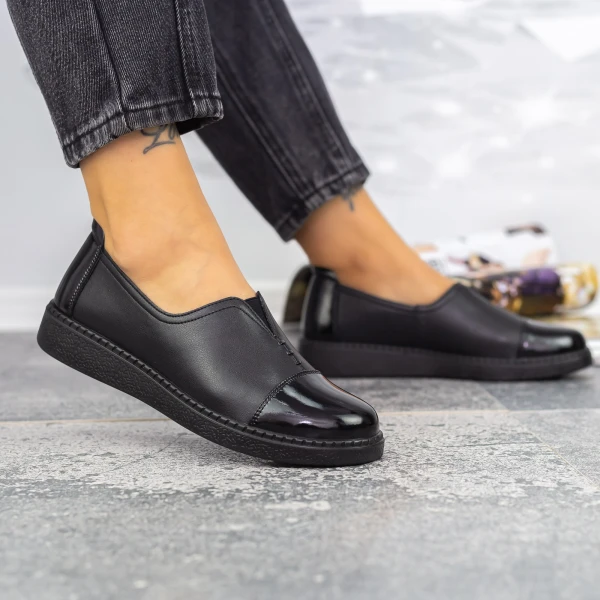 Női alkalmi cipő 2255Q12 Fekete » MeiShoes.ro