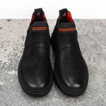 Férfi bakancs W1010-1 Fekete » MeiShoes.ro