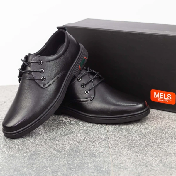 Elegáns férfi cipő W2200 Fekete » MeiShoes.ro