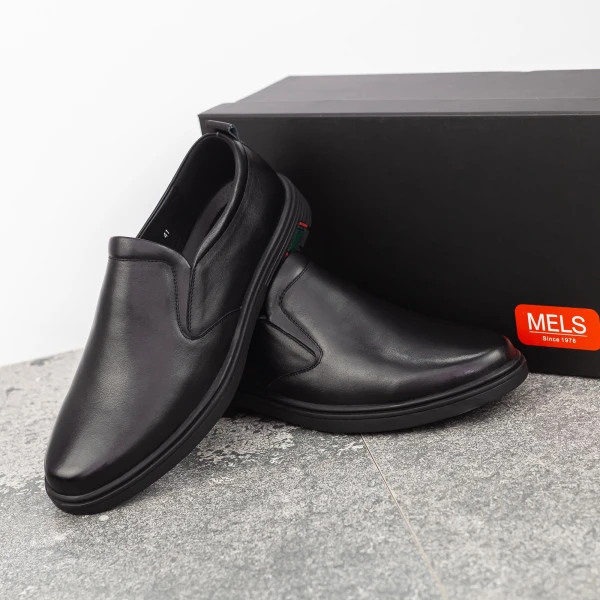 Elegáns férfi cipő W2201 Fekete » MeiShoes.ro