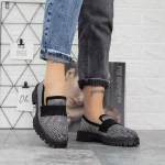 Női alkalmi cipő 2BQ9 Fekete » MeiShoes.ro